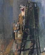 Christian Krohg Selfportrait of Christian Krohg oil painting reproduction